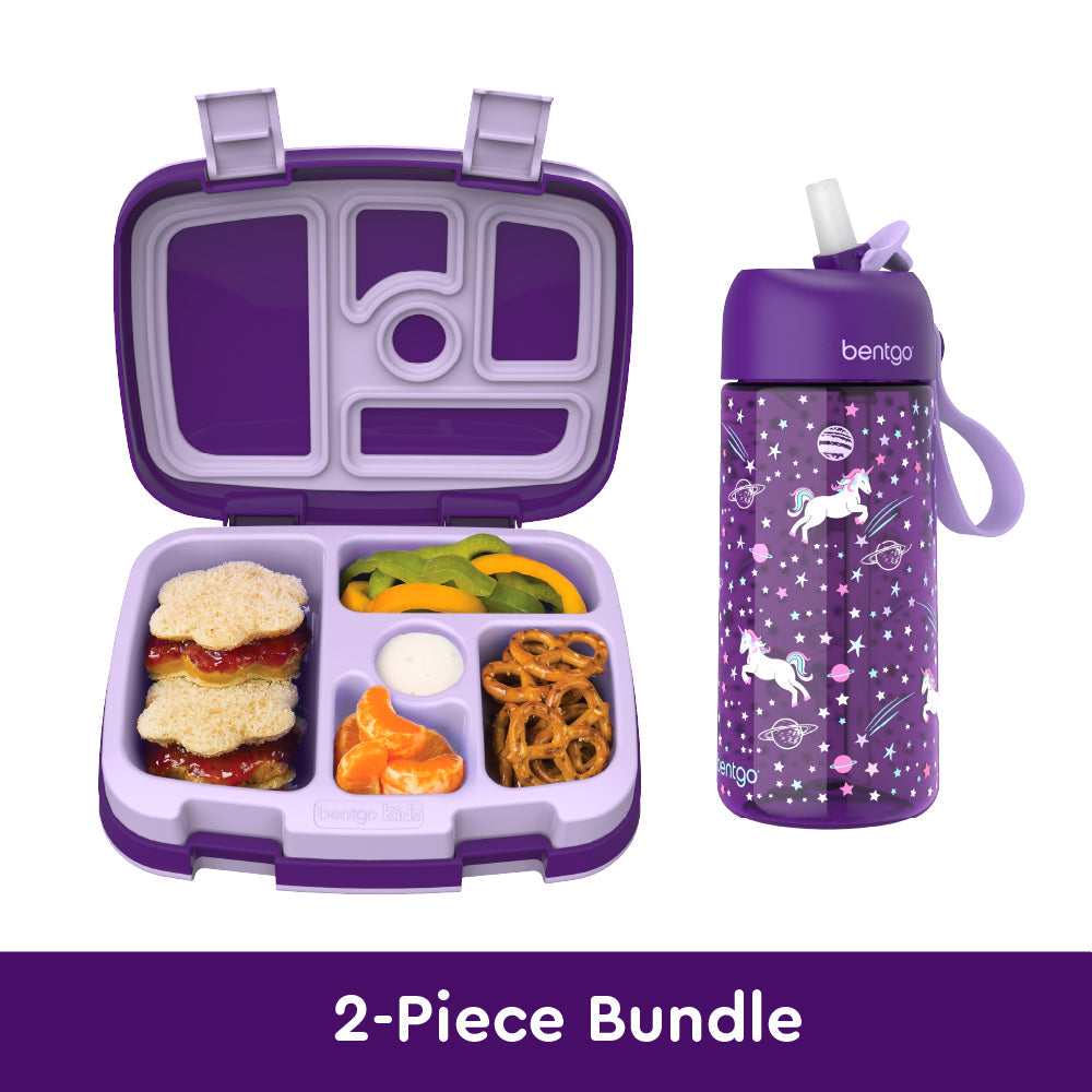 bentgo-kids-prints-lunch-box-and-water-bottle-x3 bentgo-lunch-box-bottle-bundle-unicorn-1.jpg